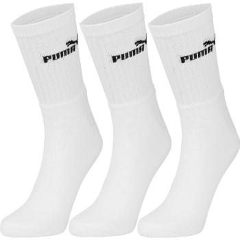 Puma SOCKS 7308 3P Ponožky, bílá, velikost 43-46