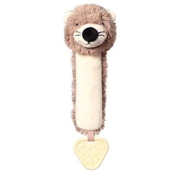 BabyOno Plyšová pískací hračka Otter Maggie Vydra, béžovo-hnědá (5901435411384)