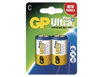 Baterie C (R14) alkalická GP Ultra Plus Alkaline  2ks