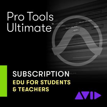 AVID Pro Tools Ultimate Annual New Subscription for Students & Teacher