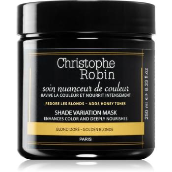 Christophe Robin Shade Variation Mask barvicí maska odstín Golden Blonde 250 ml