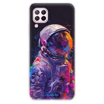 Odolné silikonové pouzdro iSaprio - Neon Astronaut - Huawei P40 Lite