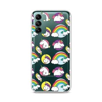 TopQ Kryt Samsung A04s Chunky Unicorns 87067 (87067)