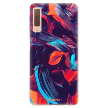 Odolné silikonové pouzdro iSaprio - Color Marble 19 - Samsung Galaxy A7 (2018)