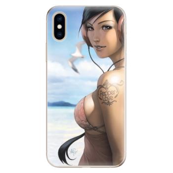 Odolné silikonové pouzdro iSaprio - Girl 02 - iPhone XS