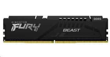 KINGSTON DIMM DDR5 16GB (Kit of 2) 5600MT/s CL40 FURY Beast Černá