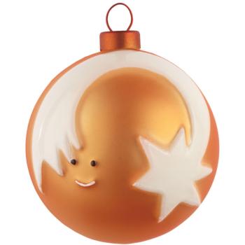 Vánoční koule STELLA COMETA Alessi oranžová