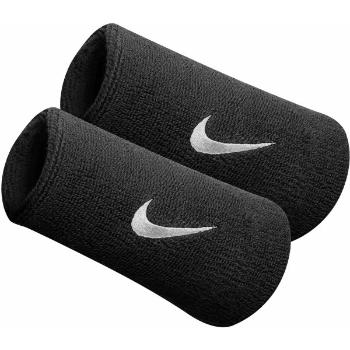 Nike SWOOSH DOUBLEWIDE WRISTBAND Potítko, černá, velikost UNI