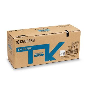 KYOCERA TK5270C - originální toner, azurový, 6000 stran
