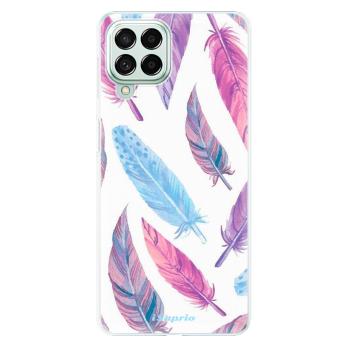 Odolné silikonové pouzdro iSaprio - Feather Pattern 10 - Samsung Galaxy M53 5G