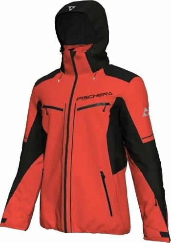 Fischer RC4 Jacket Red Tomato L Lyžařská bunda