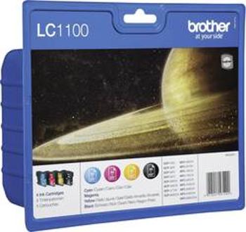 Brother Ink LC-1100 originál kombinované balení černá, azurová, purppurová, žlutá LC1100VALBP