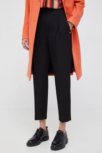 Kalhoty Pennyblack dámské, černá barva, jednoduché, high waist
