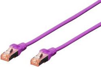 Síťový kabel RJ45 Digitus DK-1644-020/VI, CAT 6, S/FTP, 2.00 m, fialová