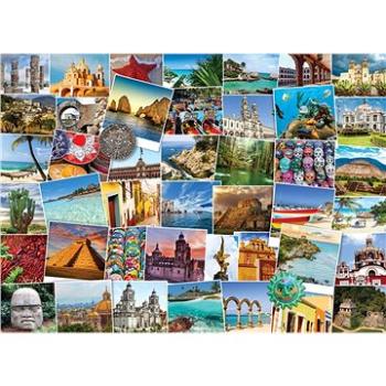 Eurographics Puzzle Světoběžník - Mexiko 1000 dílků (628136607674)