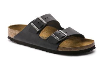 Birkenstock Arizona NU Oiled Black Narrow Fit černé 552113