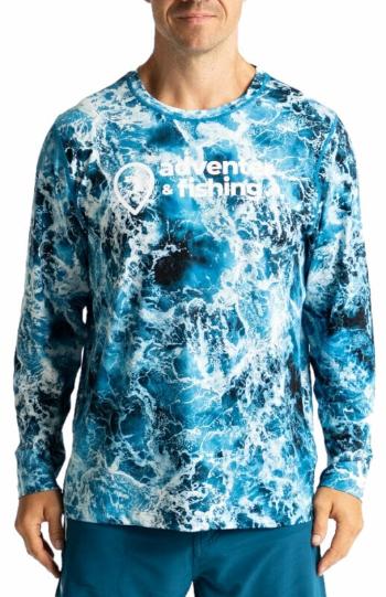 Adventer & fishing Tričko Functional UV Shirt Stormy Sea S