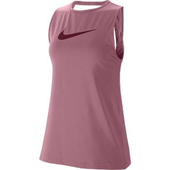 Nike NP TANK ESSENTIAL SWOOSH W Dámské sportovní tílko, růžová, velikost XL