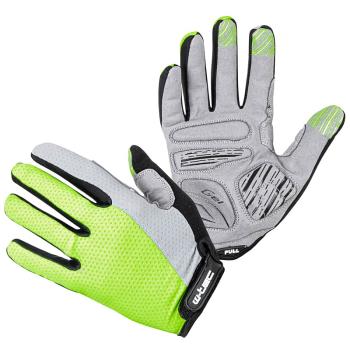 Motokrosové rukavice W-TEC Vilasar Barva fluo zelená, Velikost L