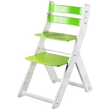 Rostoucí židle Wood Partner Sandy Kombi Barva: bílá/zelená (8592927752749)