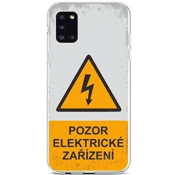 TopQ Samsung A31 silikon Pozor elektrické zařízení 50912 (Sun-50912)