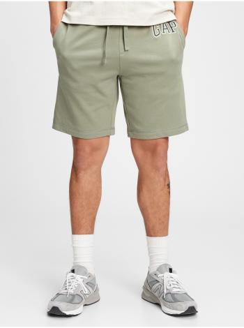 Zelené pánské kraťasy GAP Logo arch shorts