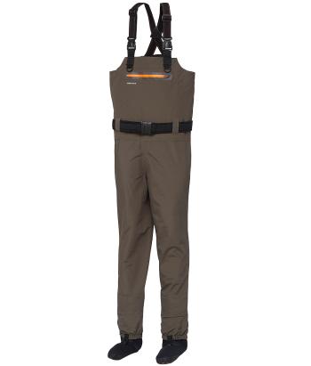 Scierra brodící kalhoty kenai 16 000 chest wader stockingfoot brown - m 40-41
