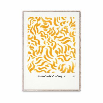 Plakát Comfort – Yellow – 50 × 70 cm