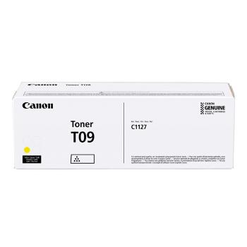CANON T-09 Y - originální toner, žlutý, 5900 stran