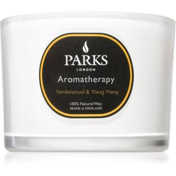 Parks London Aromatherapy Sandalwood & Ylang Ylang vonná svíčka 80 g