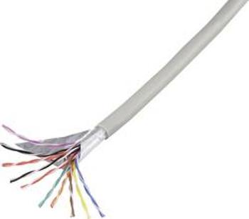 Telefonní kabel J-Y(ST)Y (93030c270), PVC, 9 mm, šedá, 25 m