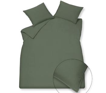 Vandyck Luxusní bavlněné povlečení VANDYCK Washed Cotton Earth green - 140x200 / 70x90 cm