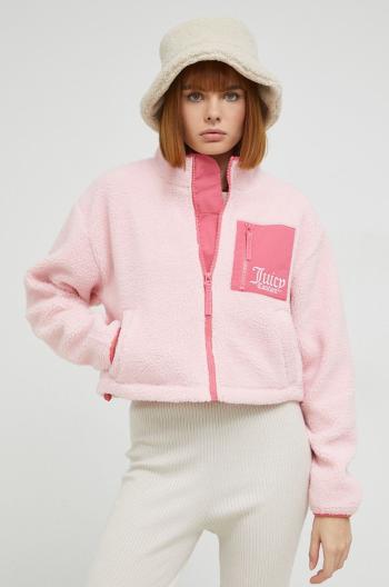 Mikina Juicy Couture dámská, růžová barva,