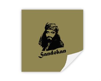 Samolepky hranatý čtverec Sandokan