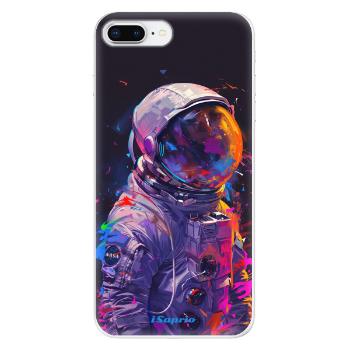 Odolné silikonové pouzdro iSaprio - Neon Astronaut - iPhone 8 Plus