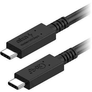 AlzaPower Core USB-C / USB-C USB4, 5A, 100W, 1m černý (APW-CBTC4410B)