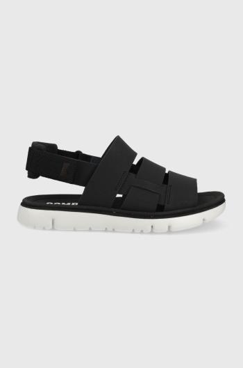 Semišové sandály Camper Oruga Sandal pánské, černá barva