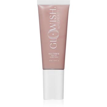 Huda Beauty MultiDew Skin Tint rozjasňující tónovací krém s hydratačním účinkem odstín Deep Tan 40 ml