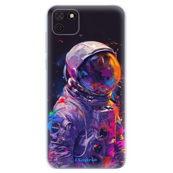 Odolné silikonové pouzdro iSaprio - Neon Astronaut - Huawei Y5p