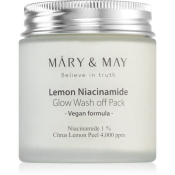 MARY & MAY Lemon Niacinamid hydratační a rozjasňující maska 125 g