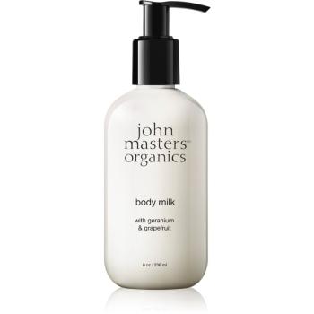 John Masters Organics Geranium & Grapefruit zklidňující tělové mléko 236 ml