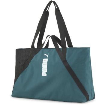 Puma AT ESS SHOPPER Sportovní taška, tmavě zelená, velikost UNI