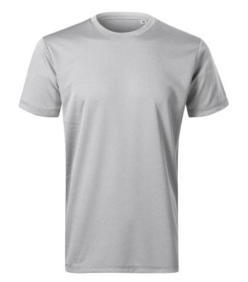 MALFINI Pánské tričko Chance - Stříbrný melír | XL