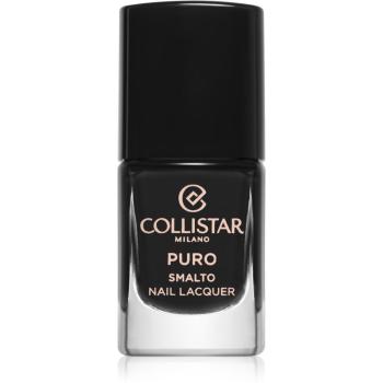 Collistar Puro Long-Lasting Nail Lacquer dlouhotrvající lak na nehty odstín 313 Nero Intenso 10 ml