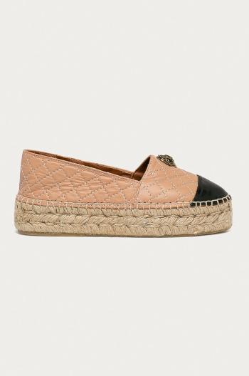 Kurt Geiger London - Kožené espadrilky Morella Eagle