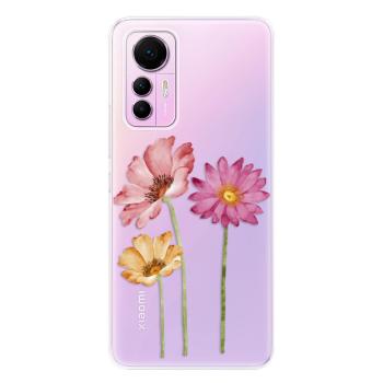 Odolné silikonové pouzdro iSaprio - Three Flowers - Xiaomi 12 Lite