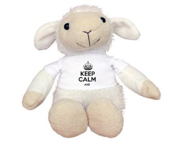 Plyšová ovečka Keep calm