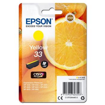 EPSON T3344 (C13T33444012) - originální cartridge, žlutá, 4,5ml