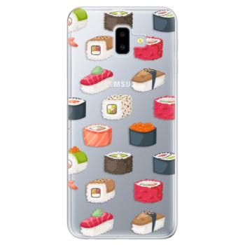 Odolné silikonové pouzdro iSaprio - Sushi Pattern - Samsung Galaxy J6+