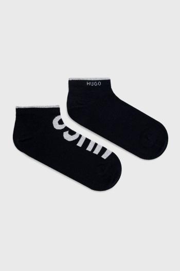 Ponožky HUGO pánské, tmavomodrá barva